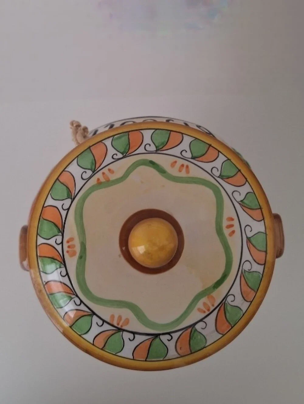 Nonni's vintage ceramic biscotti jar